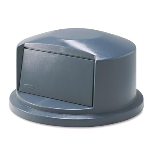RUBBERMAID BRUTE TRASH CAN DOME LID - 32 GALLON, GRAY - H-1473GR