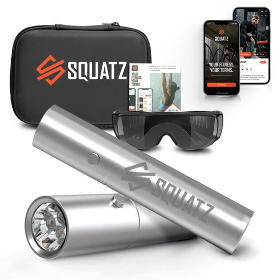 SQUATZ RED LIGHT THERAPY DEVICE FOR FACE AND BODY, HANDHELD LED INFRARED LIGHT