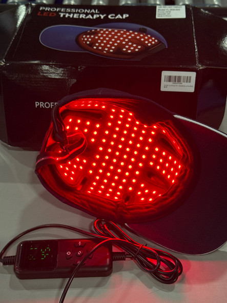 GENERIC LASER HAIR GROWTH CAP, RED LIGHT HAT FOR HAIR - BLUE