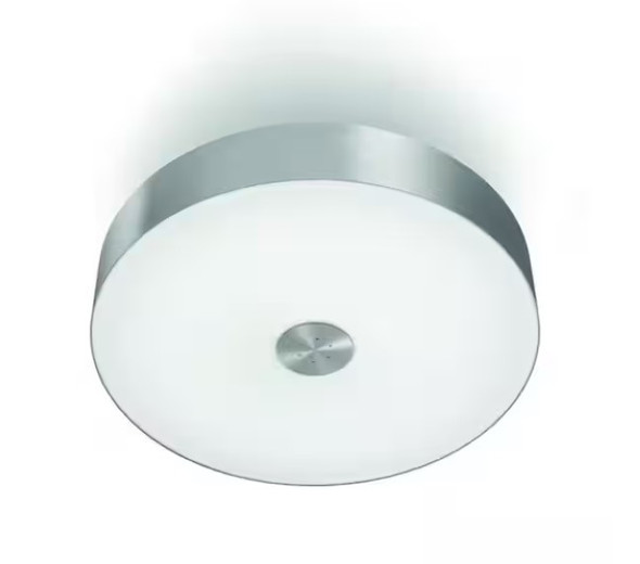 PHILIPS HUE WHITE AMBIANCE FAIR LED DIMMABLE SMART CEILING LIGHT - SILVER/WHITE