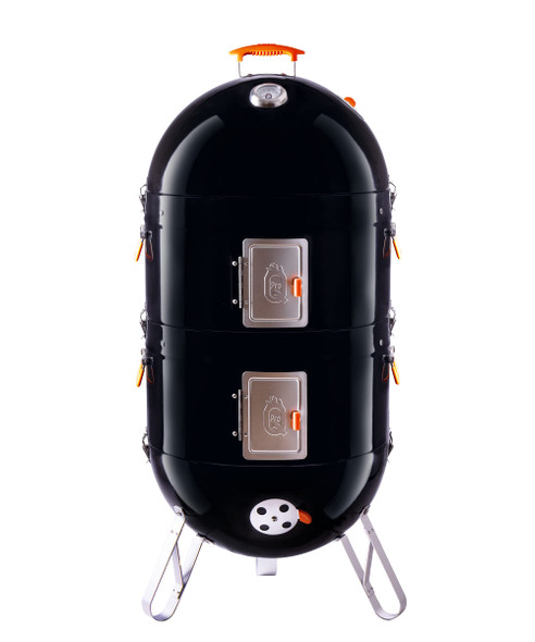 PROQ BBQ SMOKER (EXCEL V4) 4IN1 CHARCOAL MEAT SMOKER BBQ 101220 - BLACK