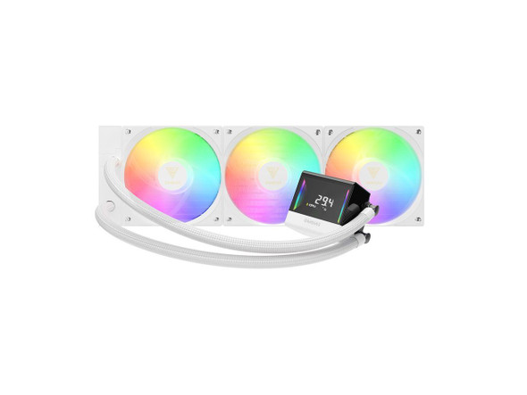 GAMDIAS CHIONE E4 360mm V2 AIO CPU Cooler & ARGB Liquid Cooler with Digital