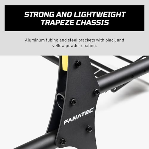 FANATEC SIM RACING CSL COCKPIT V1.5, STEEL REINFORCED ALUMINUM FRAME - BLACK
