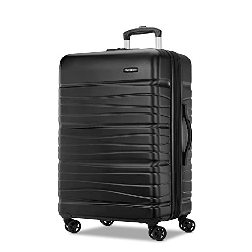 145799-1027 SAMSONITE EVOLVE SE HARDSIDE EXPANDABLE LUGGAGE, BASS BLACK LARGE New