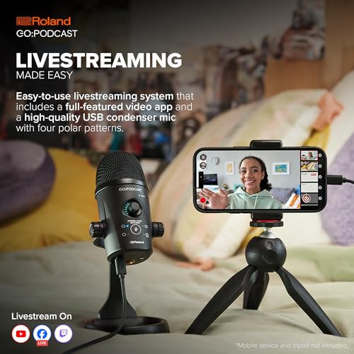 Roland GO:Podcast Video Podcasting Studio for Smartphones