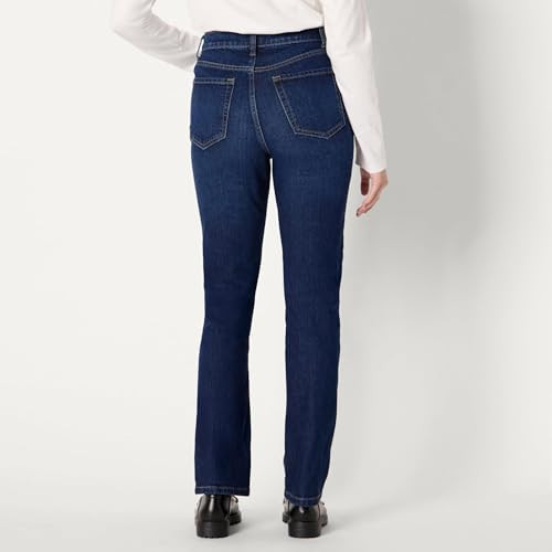 AMAZON ESSENTIALS WOMEN'S HIGH-RISE STRAIGHT LEG JEAN -SIZE M-WAIST 25.5/26M