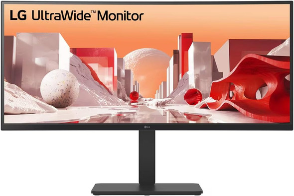 LG 34" UltraWide QHD Curved IPS Monitor with Built-in FHD webcam and USB Type-C