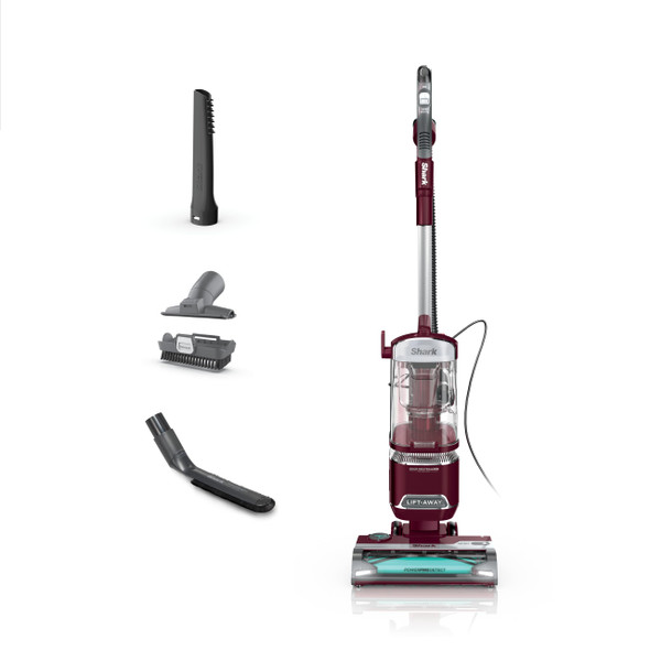 SHARK DETECT LIFT-AWAY CORDED UPRIGHT VACUUM WITH DETECT TECHNOLOGY - BURGUNDY