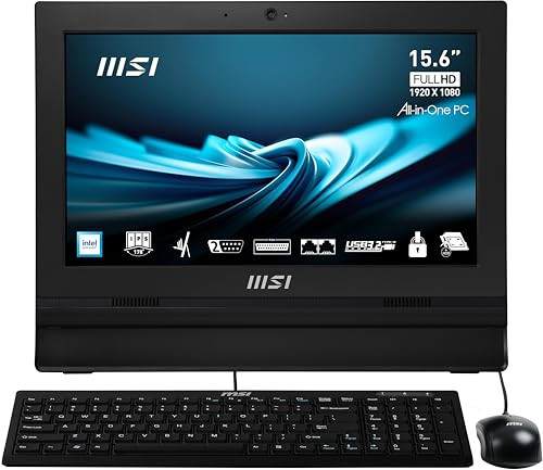 MSI ALL-IN-ONE COMPUTER PRO AP162T ADL-020US INTEL N100 4GB 128GB SSD - BLK