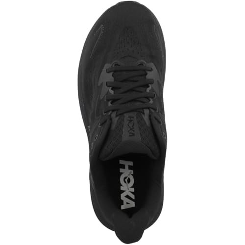 1162030 Hoka One One Men's Clifton 10 Black/White Size 11 Wide