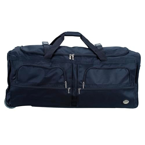 Rockland Rolling Duffel Bag, 22-Inch, PRD366 - BLACK New