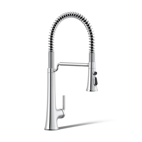 KOHLER TONE SEMI PROFESSIONAL KITCHEN FAUCET POLISHED CHROME