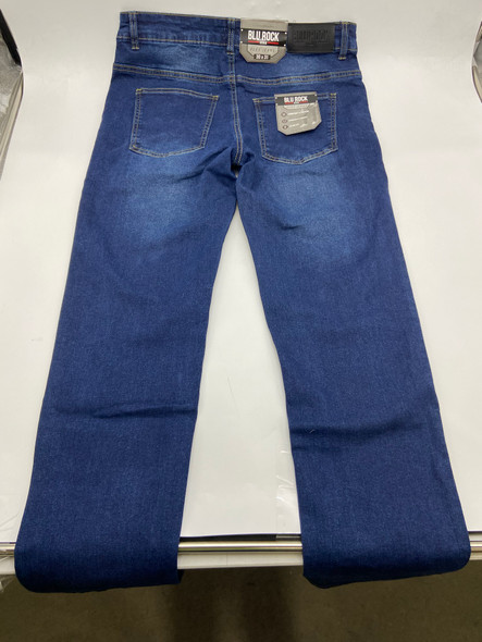 BLU ROCK DENIM JEANS MENS CLASSIC RELAXED FIT - SIZE: MEN 30X31 - DARK WASH