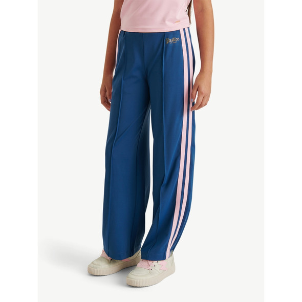 JUSTICE GIRL'S TRACK PANT - SIZE: YOUTH S - MARINE BLUE New
