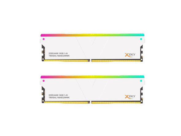 V-COLOR Manta XSky DDR5 32GB (2x16GB) 6400MHz CL32 1.4V SK Hynix IC RGB Gaming