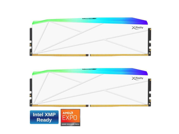 V-COLOR Manta XFinity RGB DDR5 64GB (32GBx2) 6000MHz XMP 3.0 & AMD EXPO CL30