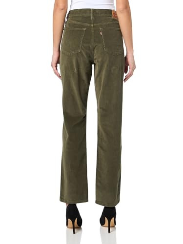 LEVI'S WOMEN'S CLASSIC STRAIGHT LEG JEANS SIZE 14 M - IVY GREEN CORD New
