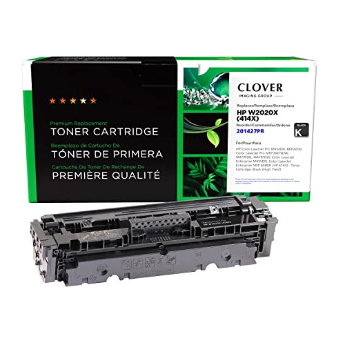 CLOVER REMANUFACTURED HIGH YIELD TONER CARTRIDGE HP 414X 201427PR - BLACK