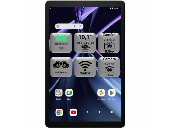 Acer Iconia Tab A10 A10-21 A10-21-A0T7 Tablet - 10.1" WXGA - Allwinner - 4 GB -