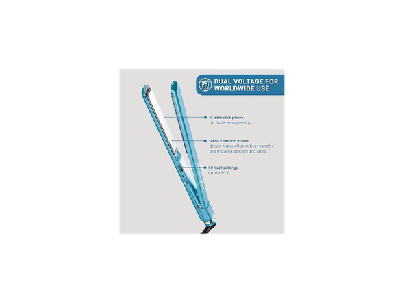 BABYLISS PRO Nano Titanium™ 1" Ultra-Thin Straightener, BNT4072TUC
