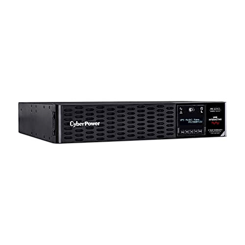 CYBER POWER PR1500RT2U SMART APP SINEWAVE UPS SYSTEM, 1500VA/1500W - BLACK