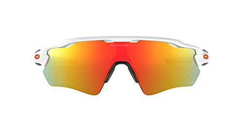 OAKLEY RADAR EV PATH SHIELD POLISHED WHITE FRAME, FIRE IRIDIUM LENSES