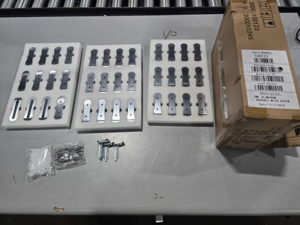 GILCHRIST & SOAMES US 10,527,224 B1 OMF ALUMINUM BRAKET SCREW 36 PACK - ALUMINUM