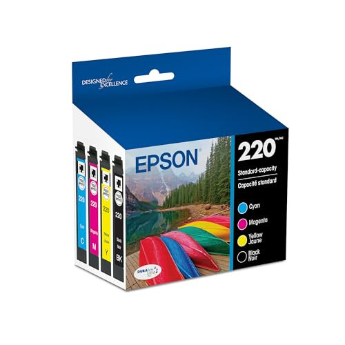 Epson 220 DURABrite Ultra Ink Standard Capacity Black/Color Cartridge Combo Pack New