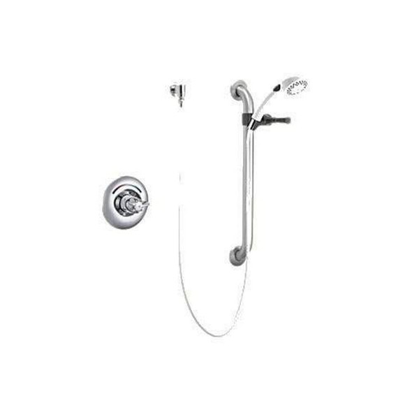 DELTA T13H153 COMMERCIAL WALL MOUNTED SINGLE FUNCTION FAUCET - CHROME