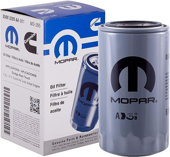 Mopar Dodge Oil Filter 5083285AA - Gray