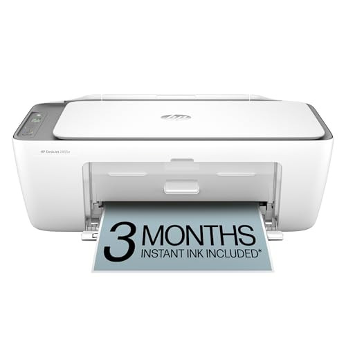 HP DESKJET 2855E WIRELESS ALL-IN-ONE COLOR INKJET PRINTER ONLY 2.4 GHZ New