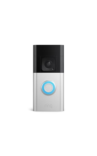 RING BATTERY DOORBELL PLUS HOME HD VIDEO MOTION 5F77E9-SAT/NICKEL - SATIN NICKEL New