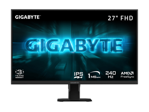 GIGABYTE 27" 240Hz Super Speed IPS FHD Gaming Monitor FreeSync (AMD Adaptive
