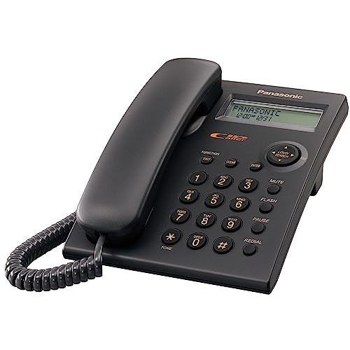 PANASONIC 1-LINE INTEGRATED CORDLESS TELEPHONE SYSTEM, BLACK, KX-TSC11B