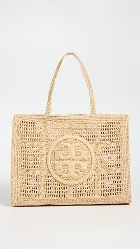 Tory Burch Women's Ella Hand Crocheted Large Tote Natural 151277-254 New