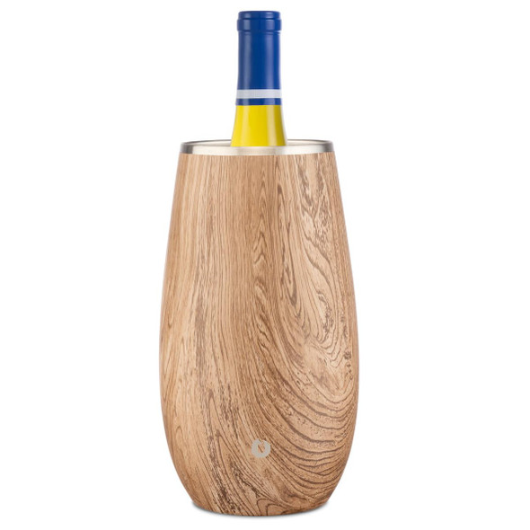 SNOWFOX WINE CHILLER W/OPTIMAL FIT, TEAK - WC0045-30