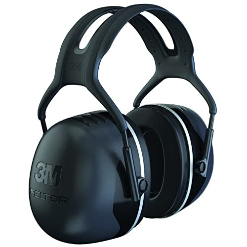 3M PELTOR EAR MUFF HEARING PROTECTION X5 SERIES NOISE NRR 21 DB X5A - GRAY