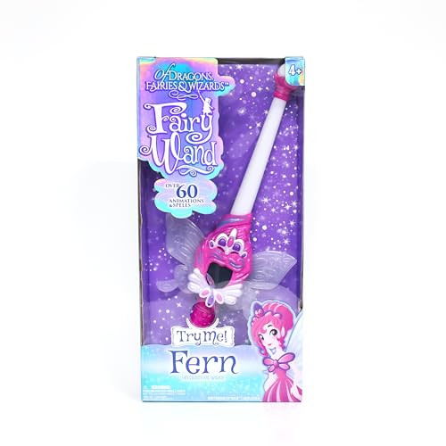 OF DRAGONS, FAIRIES, AND WIZARDS MAGIC FAIRY WAND TOY - PINK New