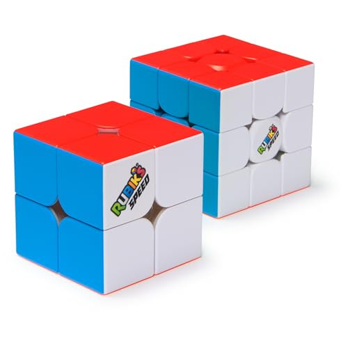 RUBIK’S CUBE, 3X3 GAMES 2-PACK FOR SUPER FAST SOLVES 2-PACK New