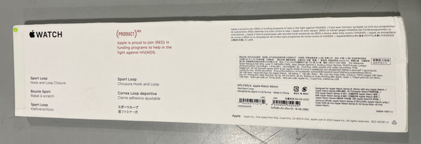 APPLE 45MM-RED SPORT LOOP - RED New