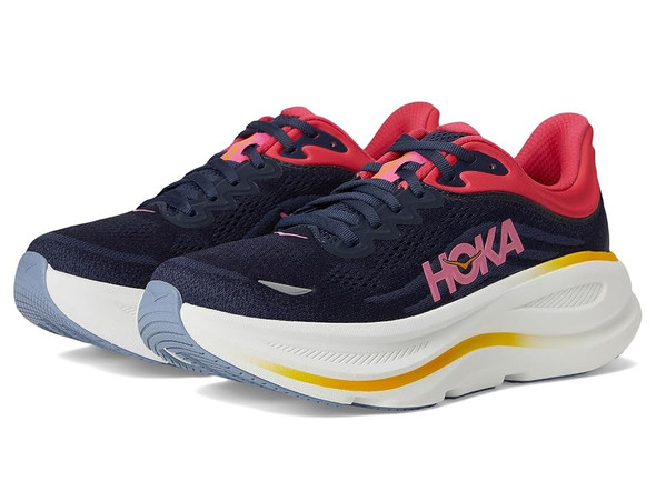 HOKA WOMEN'S BONDI 9 SHOE 2026 - SIZE: WOMEN 6B (AU/UK W4.5) - VARSITY NAVY/DUSK
