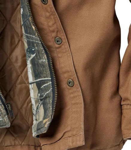 LEGENDARY WHITETAILS MEN'S BUCK COMMANDER HUNTERS EDGE CANVAS JACKET M BARLEY New