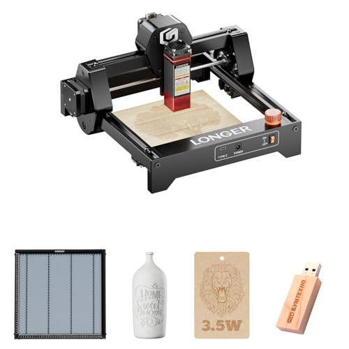 LONGER RAY5 MINI LASER ENGRAVING UP TO 12,000MM/MIN RAY5-MINI - BLACK