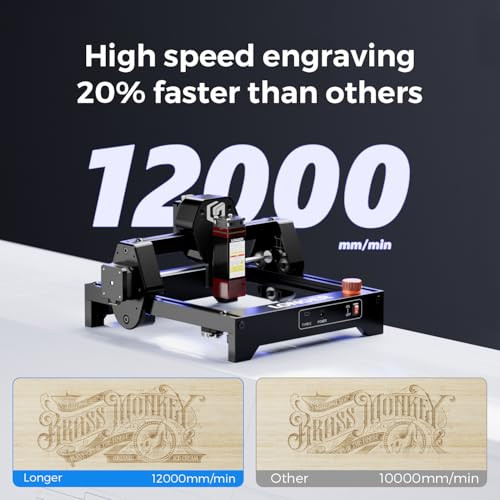 LONGER RAY5 MINI LASER ENGRAVING UP TO 12,000MM/MIN RAY5-MINI - BLACK