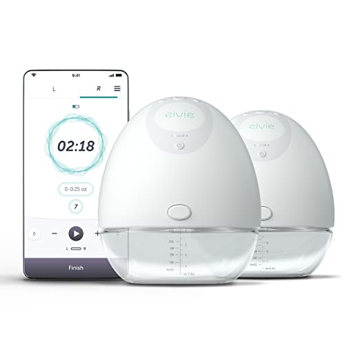 Elvie Breast Pump Double Wearable EP01-02-M - White New