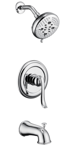 ELLO&ALLO TUB AND SHOWER FAUCET SET, BATHROOM SYSTEM, VITEK - OIL RUBBER BRONZE