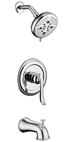ELLO&ALLO TUB AND SHOWER FAUCET SET, BATHROOM SYSTEM, VITEK - OIL RUBBER BRONZE