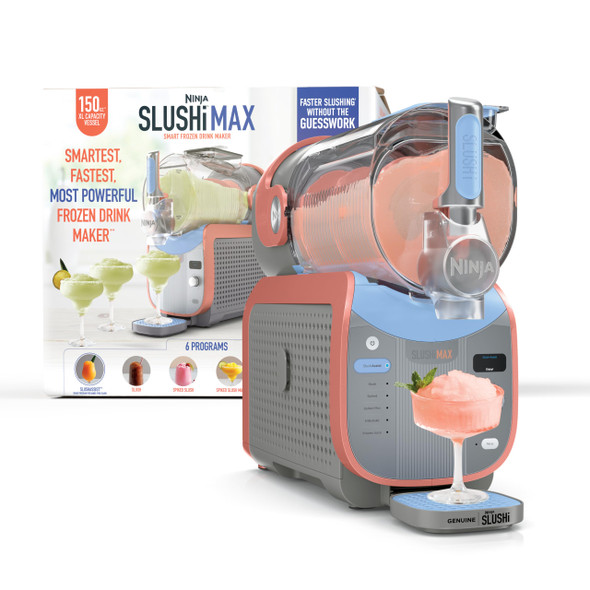 Ninja SLUSHi Max XXL Smart Frozen Drink Maker Top Performance FS605 - Peach