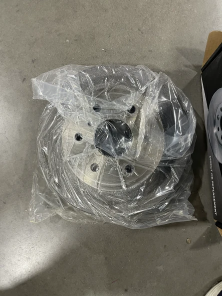 T.RQ TRQ BRAKE DRUM SET BRA73058 - SILVER New