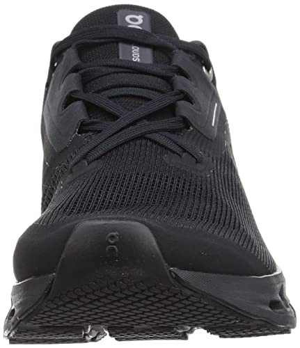 ON WOMENS CLOUDSTRATUS BLACK SIZE 6 WOMEN'S/UK W4/EU W37